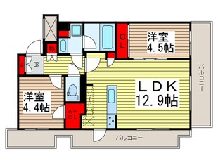 レジディア高円寺の物件間取画像